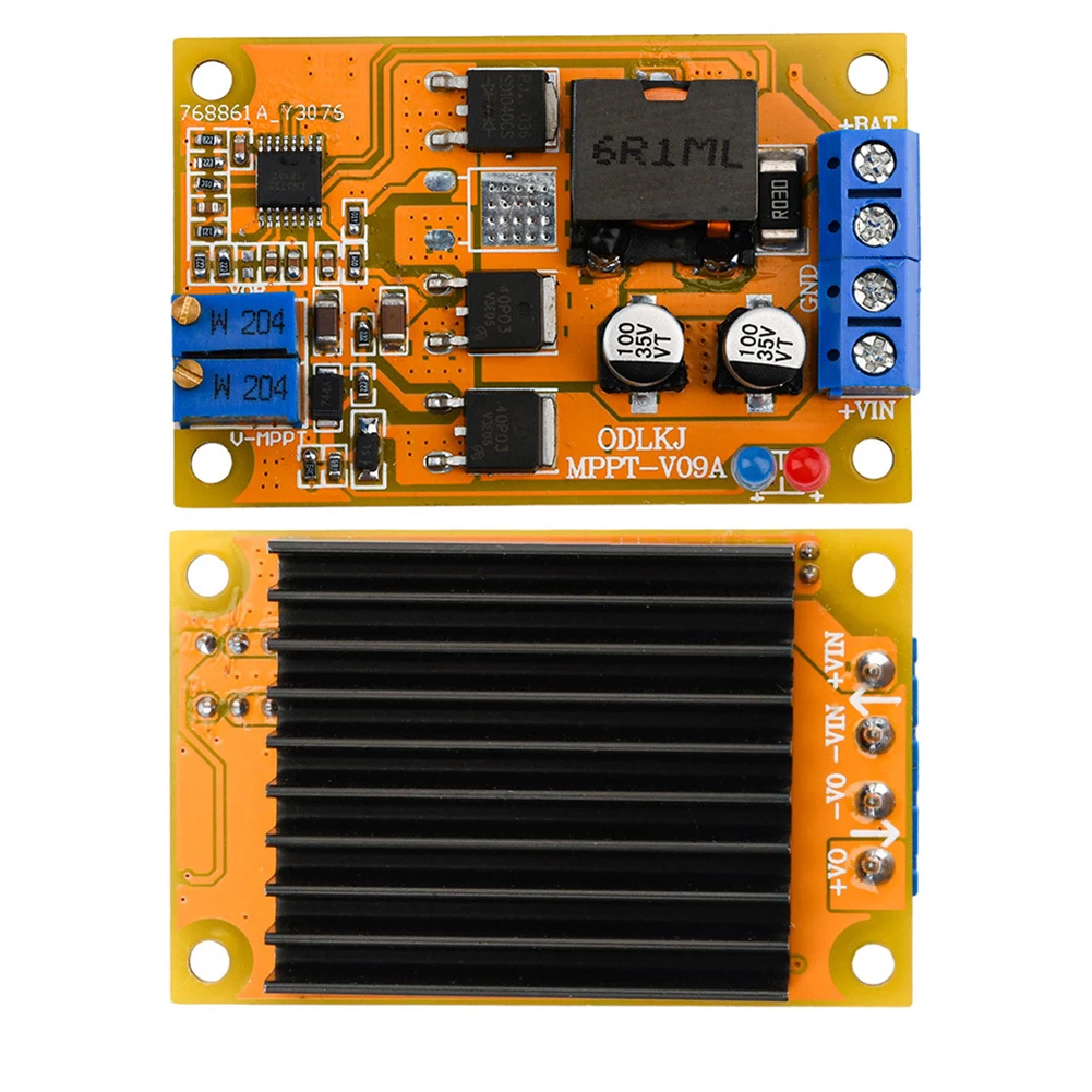 

6A MPPT Solar Panel Voltage Regulator Controller Solar Charging Control Panel, Battery Charging, 9V 12V 24V Automatic Switching