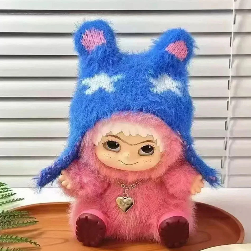 Wakuku fuzzy na moda diversão festa caixa cega wakuku figura de ação cego pingente boneca surpresa saco caixa bonito boneca saco presentes de natal