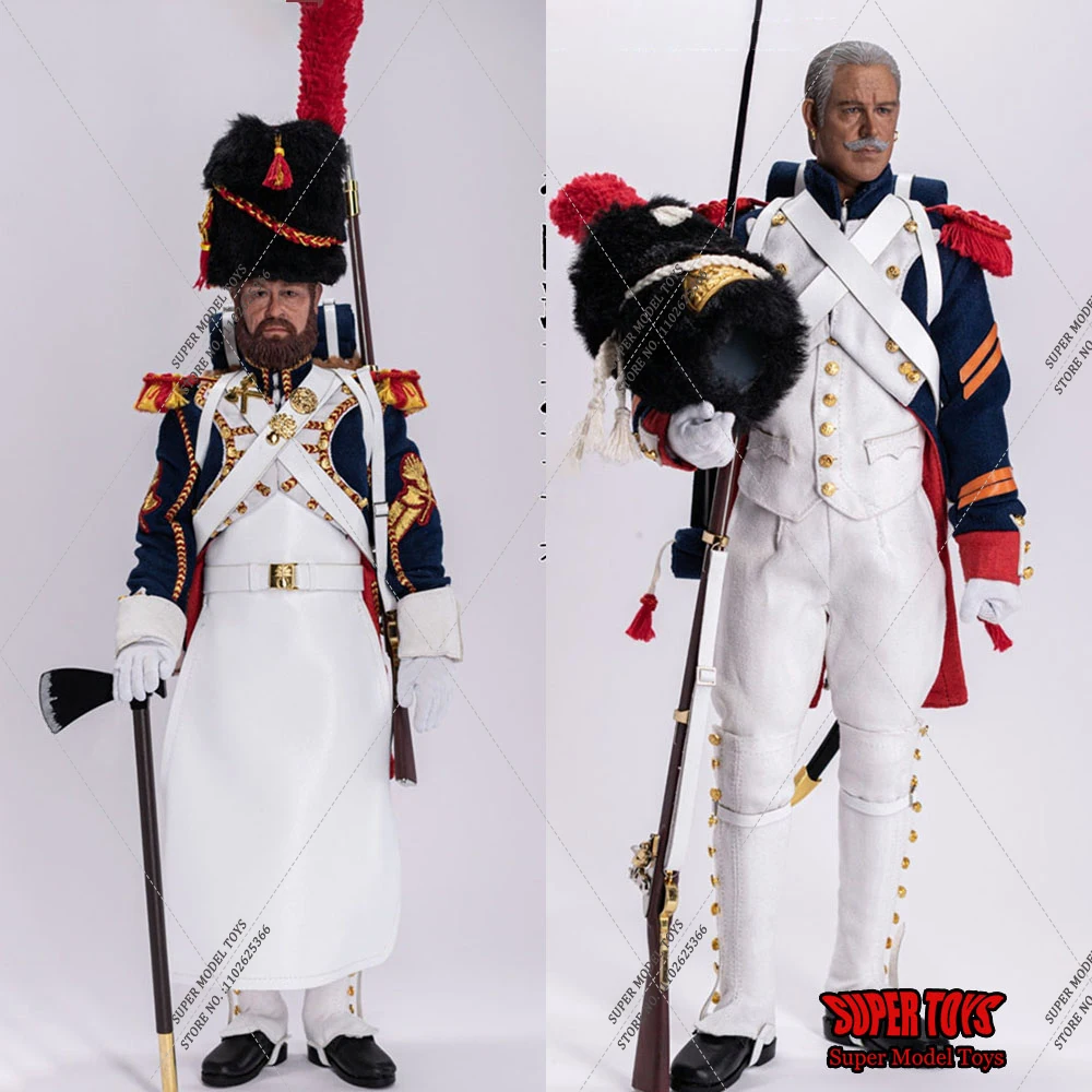 

In Stock 1/6 Scale QOTOYS QOM-1030 QOM-1031 12Inch Full Set Napoleon Imperial Guard Engineer Male Solider Model Toys