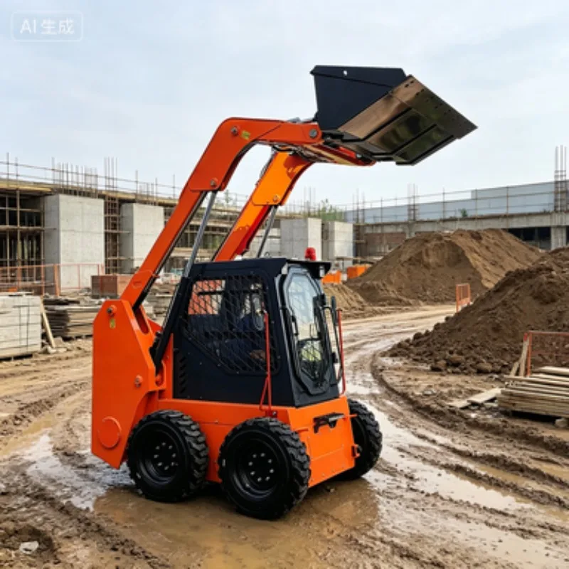Hot Selling Skid Loader Used Mini Skid Steer Loader Compact Skid Steer Good Condition