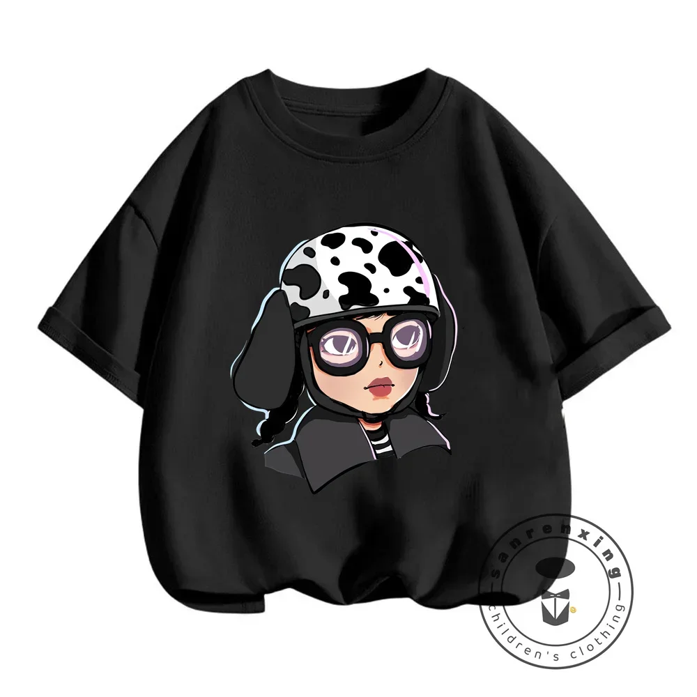 Summer Hits with Wednesday Cartoons Trendy O-neck T-shirts for Children Stylish Casual Ready for Boys Girls Outdoor Adventures