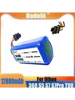 New High-Capacity 14.4V 12800mAh Li-ion Battery Pack for 360 C50 Robot Vacuum Cleaner Replacement Part