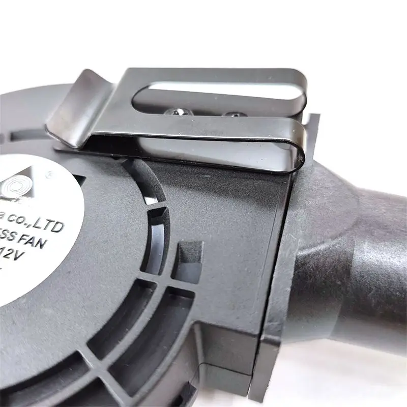 Portable 9733 12V USB outdoor construction site operation portable waist hanging fan, high wind clamping waist blower fan