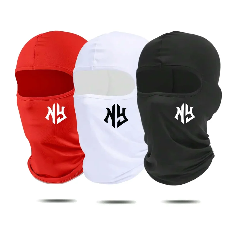 1pc Unisex NY Pattern Multifunctional Graffiti Punk Sun Protection Mask, Balaclava Hat, For Outdoor Sports, Christmas Gifts