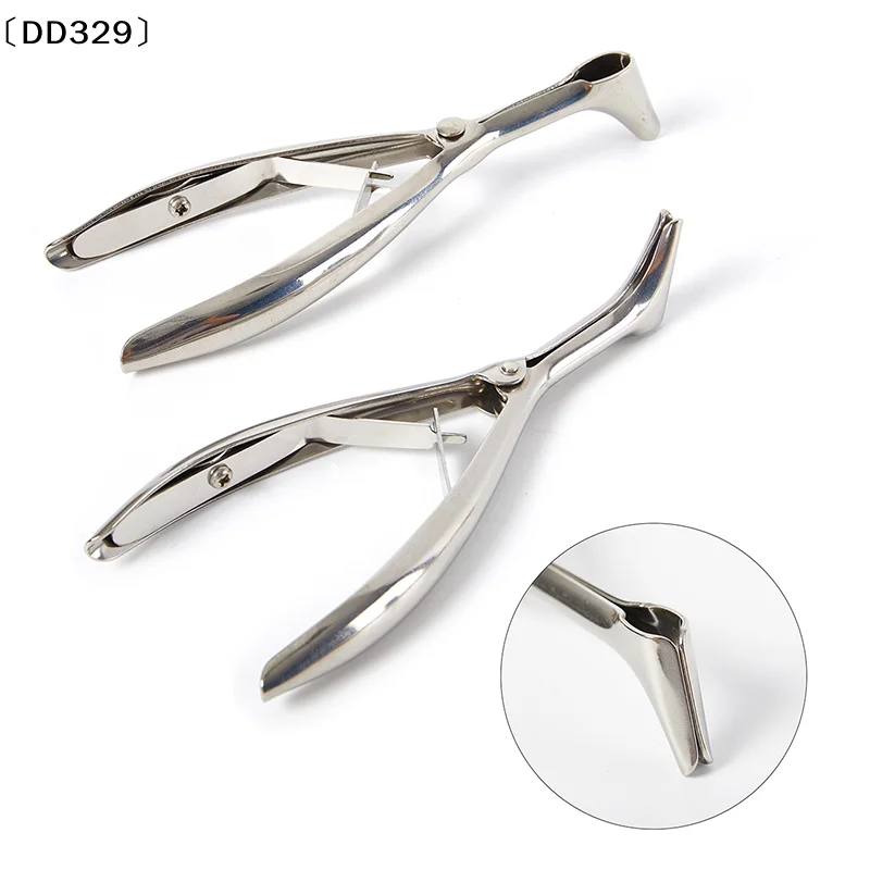 Adult/kids two styles Nose Mirror Ear Canal Dilator Stainless Steel Speculum Nostril Nose Pliers Nasal Dilator〔DD329〕