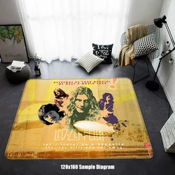 Hallway carpet Living Rug Room Led-Zeppelin Foot Carpets Entrance Doormat Inside Rug Floor Mats Non-slip Mat Home Kitchen Decor