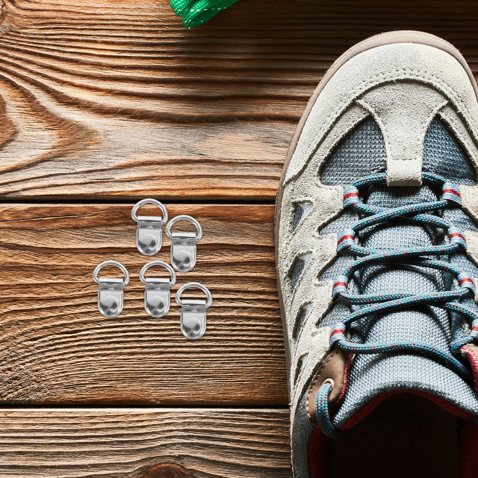 30Sets Stainless Steel Buckle Shoe Accessories Detachable Handbag Button Reusable Metal Fastener for Bags Sneakers Fashion