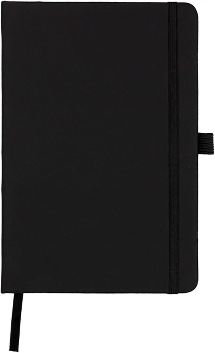 New simple A5 Notebook Lined Hardback Journal with pen loop, elastic closure &  page marker Notepad ，80 sheets/160  Pages