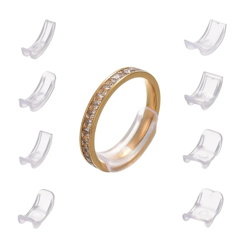 8pcs Invisible Ring Size Adjusters - Perfectly Fit Any Ring Size!
