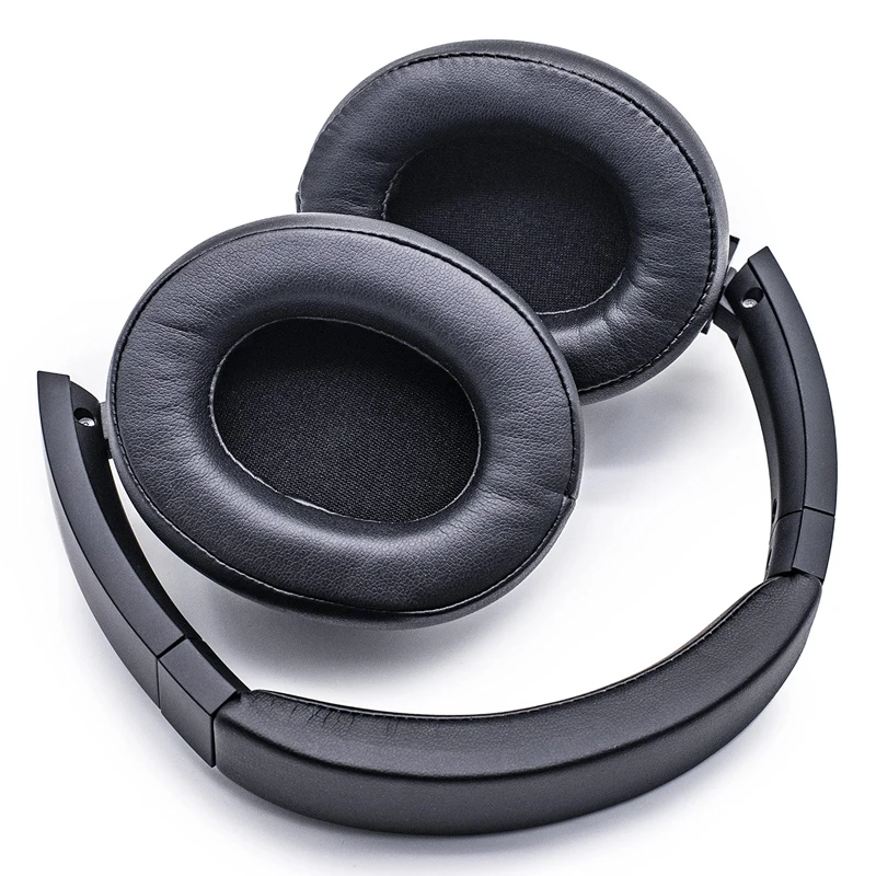 Replacement Ear Pads Cushions For ATH-SR50BT Headphones, Protein Leather/Memory Foam Ear Cushions (Black)