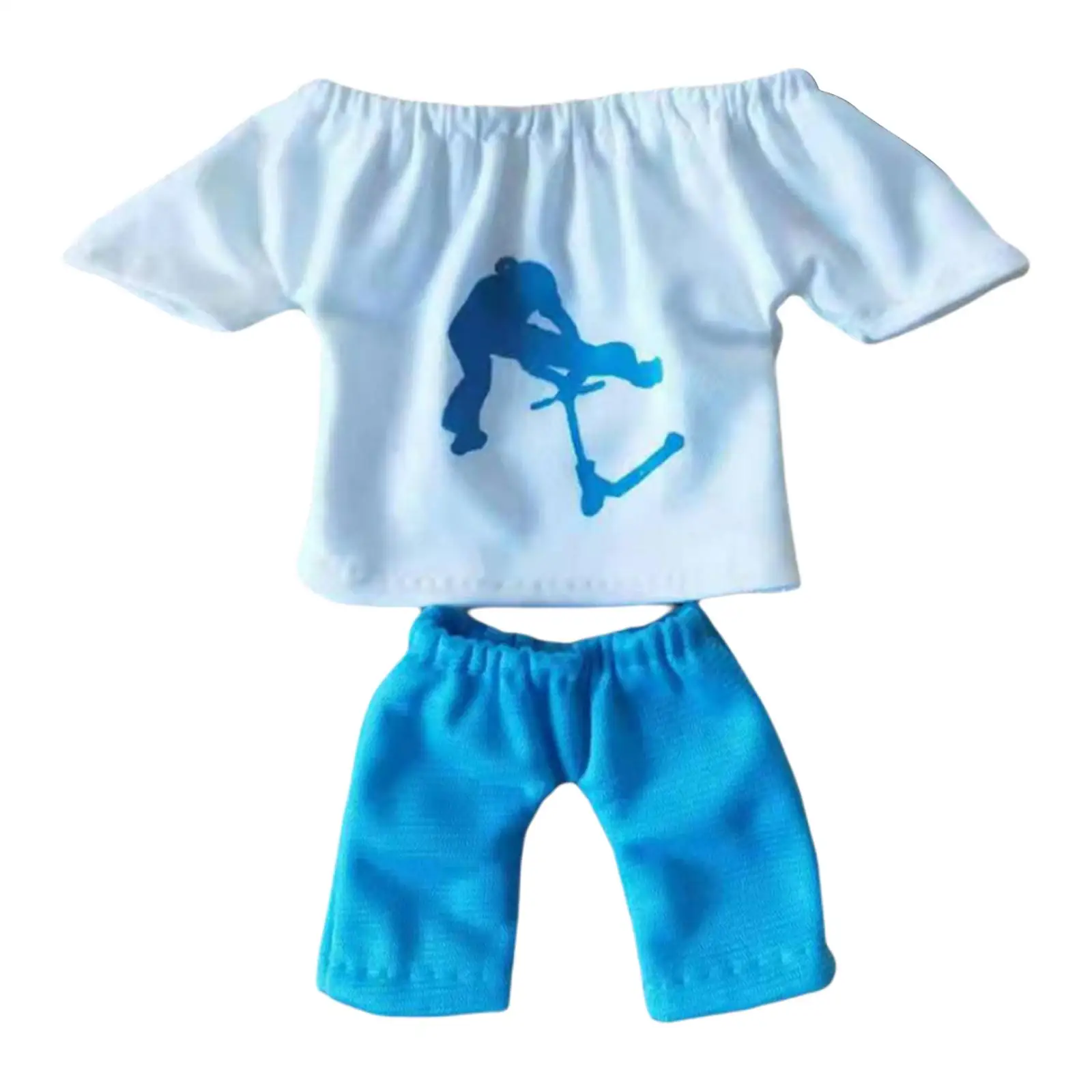 Finger Scooter Skateboard Tops and Pants Sensory Activity Mini Scooters Tools Fingertip Two Fingerboard Skate Wheels Clothes