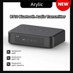 Arylic BT10 Bluetooth Audio Transmitter Transmit Audio to 2 Bluetooth Headphones or Bluetooth Speakers via BluetoothTramsit via