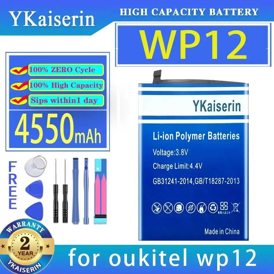

YKaiserin 4550mAh Battery for Oukitel WP12 WP 12