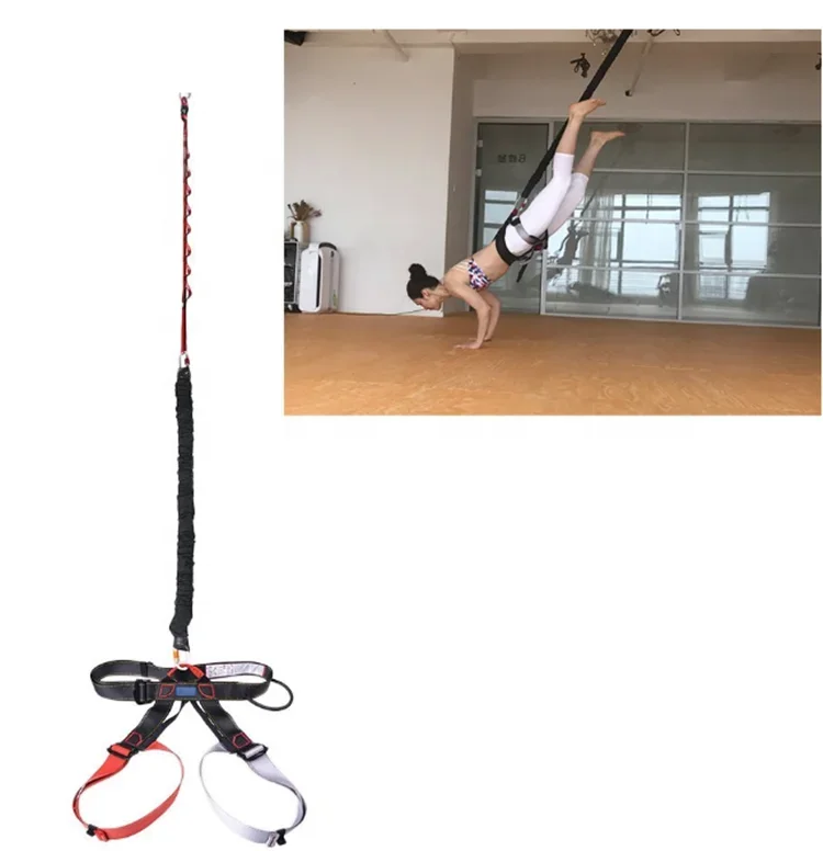 Upgraded Version Heavy Yoga Bungee Dance Resistance Belt Workout Gravity Training Tool Equipment for Home Gym Yoga