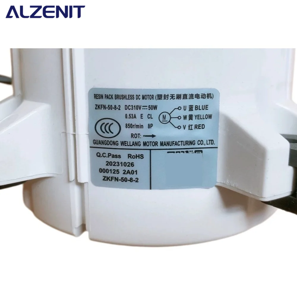 New For Midea Air Conditioner ZKFN-50-8-2 DC310V 50W 850r/min Outdoor Unit DC Fan Motor Conditioning Parts