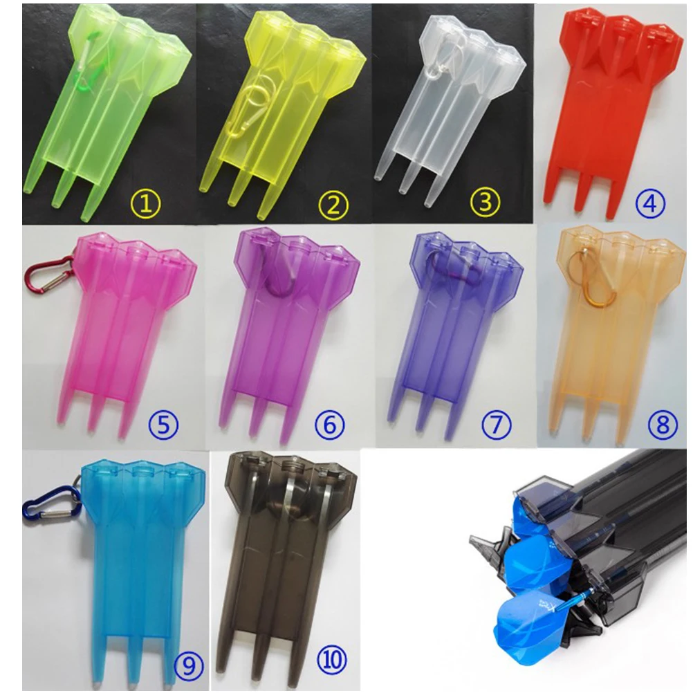 

Dart Case Lock Buckle Sports Dart Box With Bottle Opener Key Chain Durable Storage Organizer For Blue Color