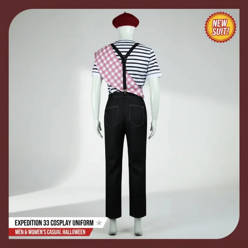 

☎TDA Gustave Sophie Cosplay Costume Game Clair Obscur Expedition 33 Unisex Casual T-shirt Pants Hat Halloween Suit☎