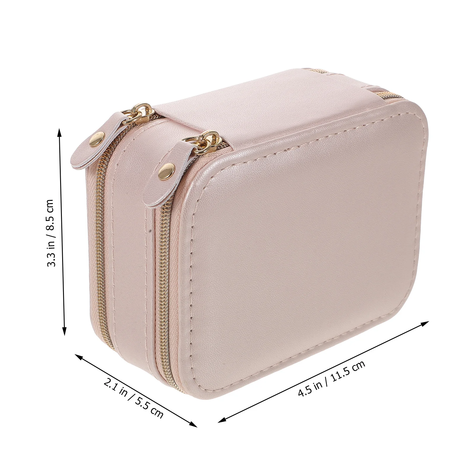 

Двухслойная шкатулка для драгоценностей, небольшой портативный дорожный футляр для драгоценностей, компактный органайзер для хранения колец, ожерелий, сережек