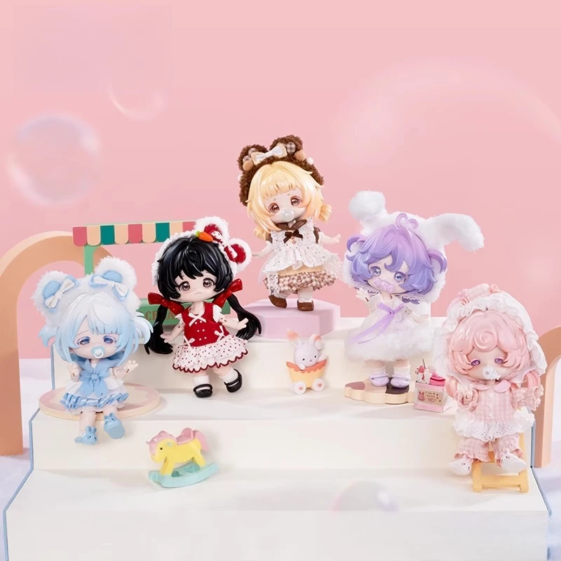 

COME4FREE Milk Cake Dream Puff Series слепая коробка 12 минут BJD подвижная кукла Mystery Box Dressup кукла фигурка подарок-сюрприз