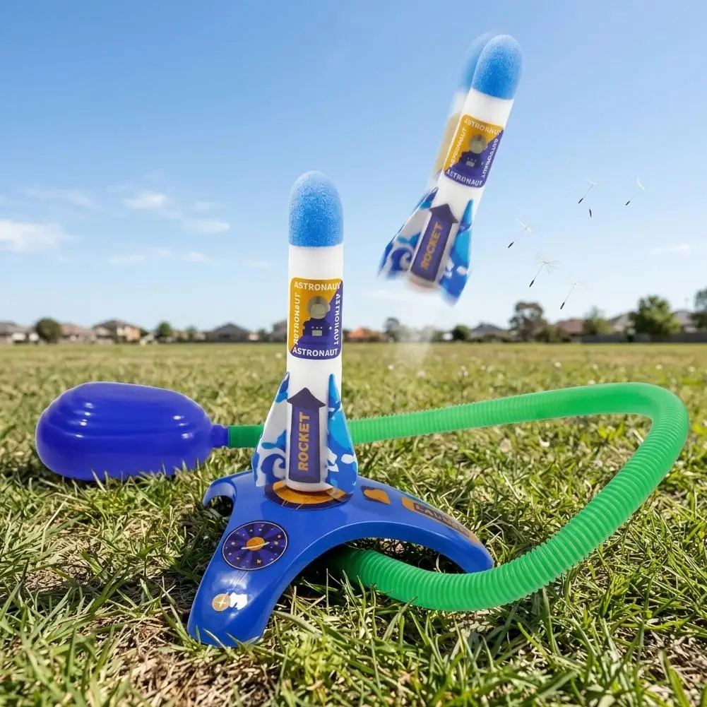 Kids Rocket Launcher Step Pump Power Air Pressed Outdoor Family Games Birthday Gifts Sports Toys for Children ﻿