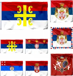 Serbia President Standard Flag RS National Assembly 3X5FT 90X150CM Unofficial Republika Srpska Banner