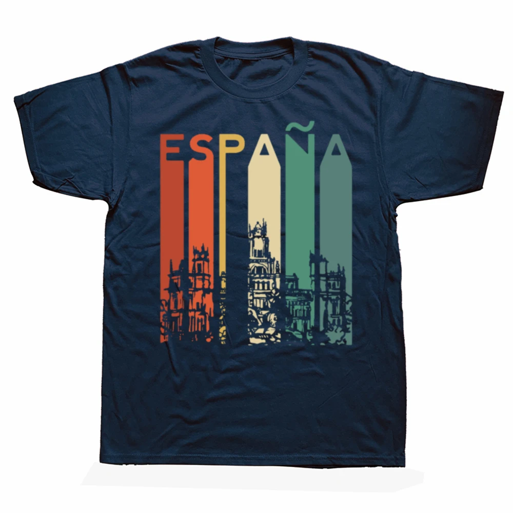 Lustiges Espana Spanien Spanisch Espanol T-Shirt, T-Shirt mit Rundhalsausschnitt, kurzärmelig, modisches T-Shirt, Kleidung, lässige Basic-T-Shirts – Detail 2
