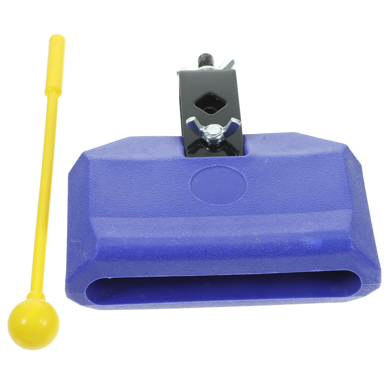 

Cowbell Percussion Instrument Purple 12.5x4 Size Kids Drum Set Music Bells Loud Dual Metal Support Adjust Angle Long Lasting