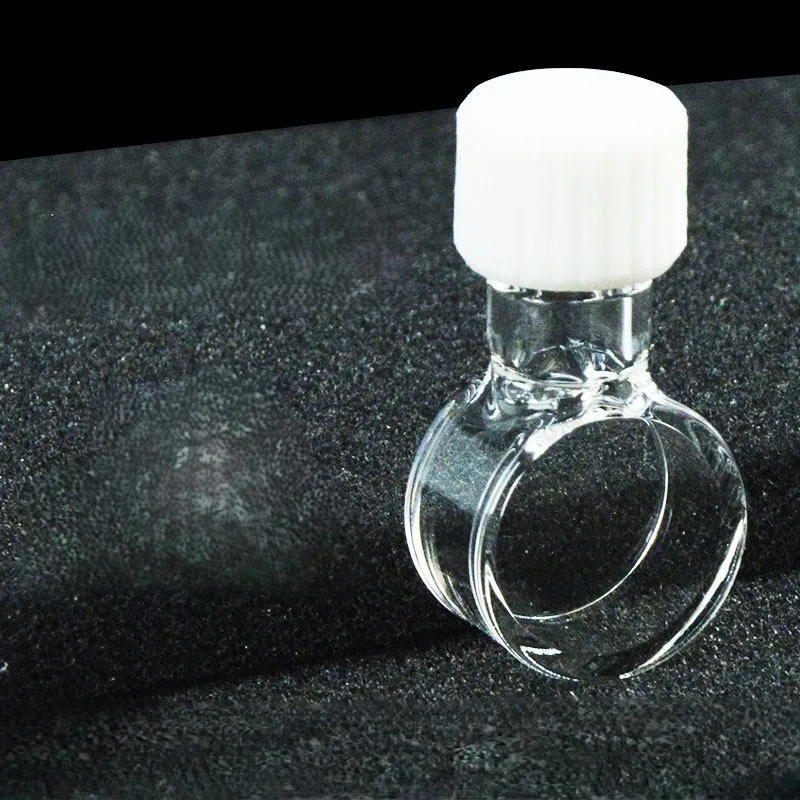 Quartz cylinder screw mouth colorimetric dish - optical path 10mm - integrated molding process - UV transparent - research speci