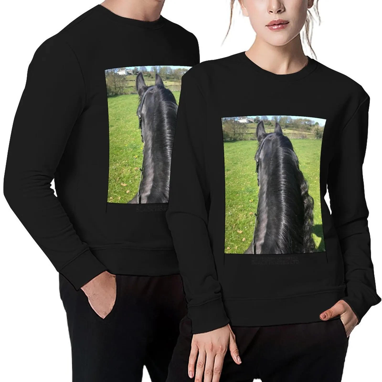 

The Friesian Experience Live Hacks Pullover blouse korean clothes fashion men aesthetic clothing new sweatshirt