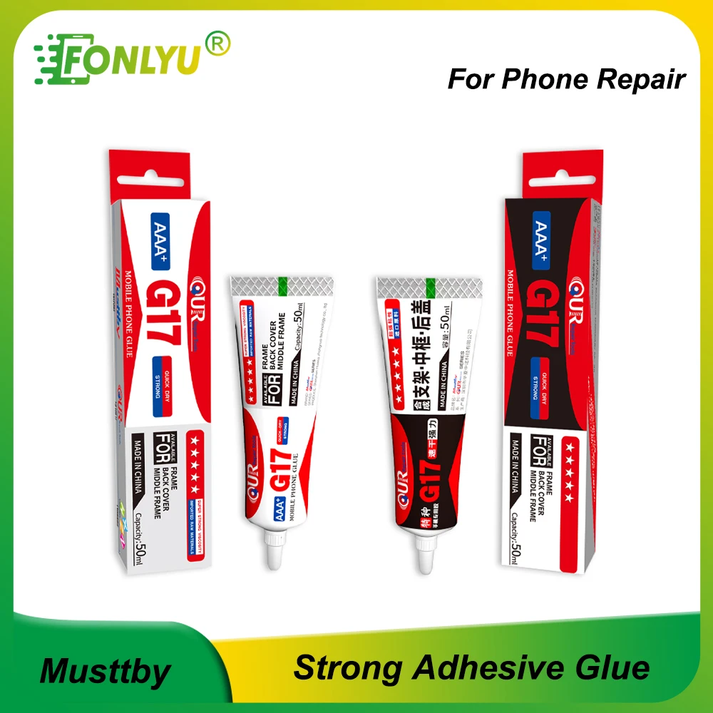 MUSTTBY G17 Multifunctional Strong Adhesive Glue for Mobile Phone Middle Frame Back Cover Paste Screen Refurbishing Repair Tools