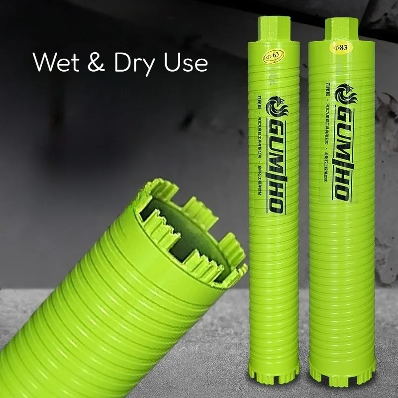 Diamond Threaded Water Drill Bit Encrypted Thread Chip Groove Quickly Core Bit Pipeline Stone Material Multifunctional Tool
