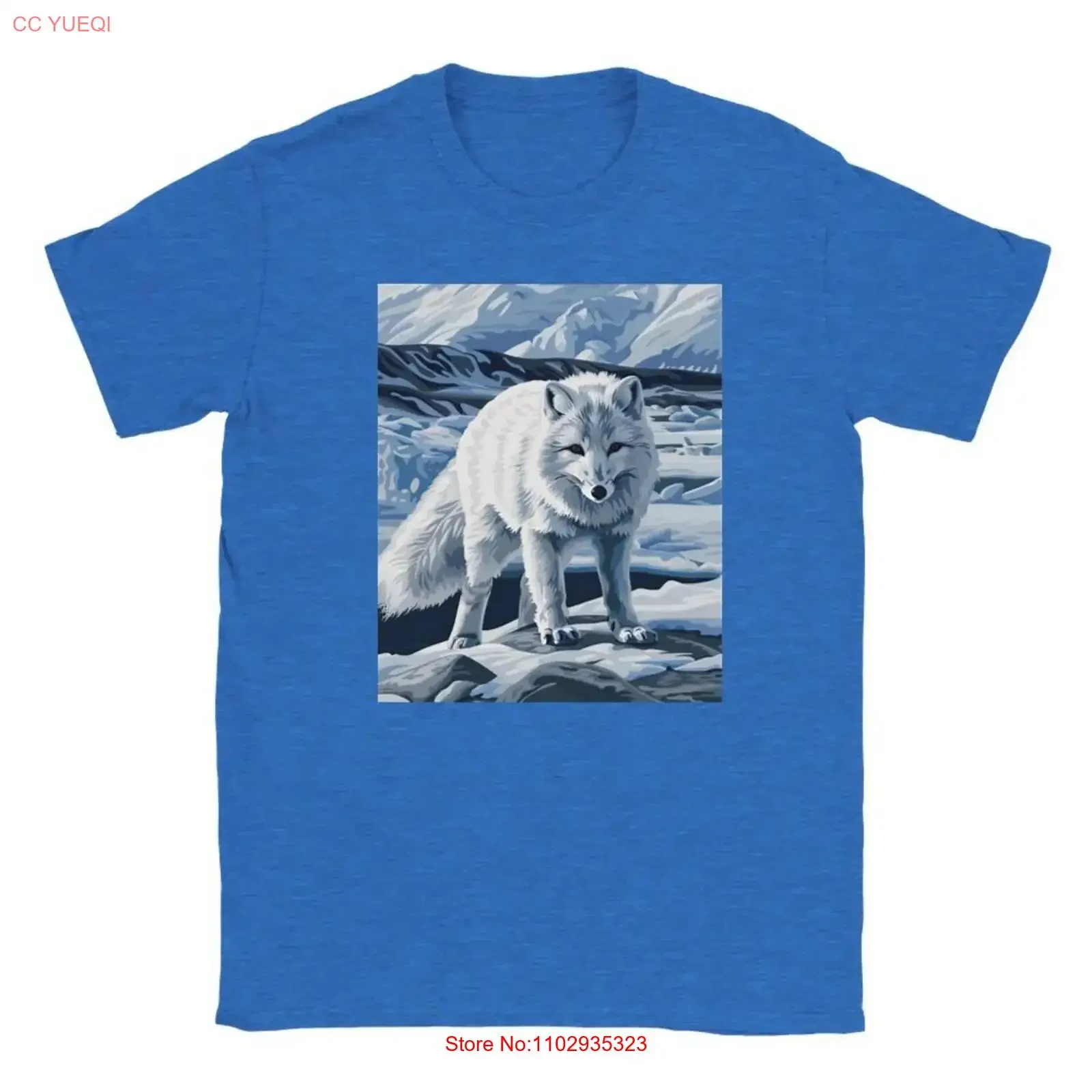 Artic Tess Fox Classics Fit camiseta vintage lavada Unisex ropa de diseñador versátil streetwear homme estirado cómodo