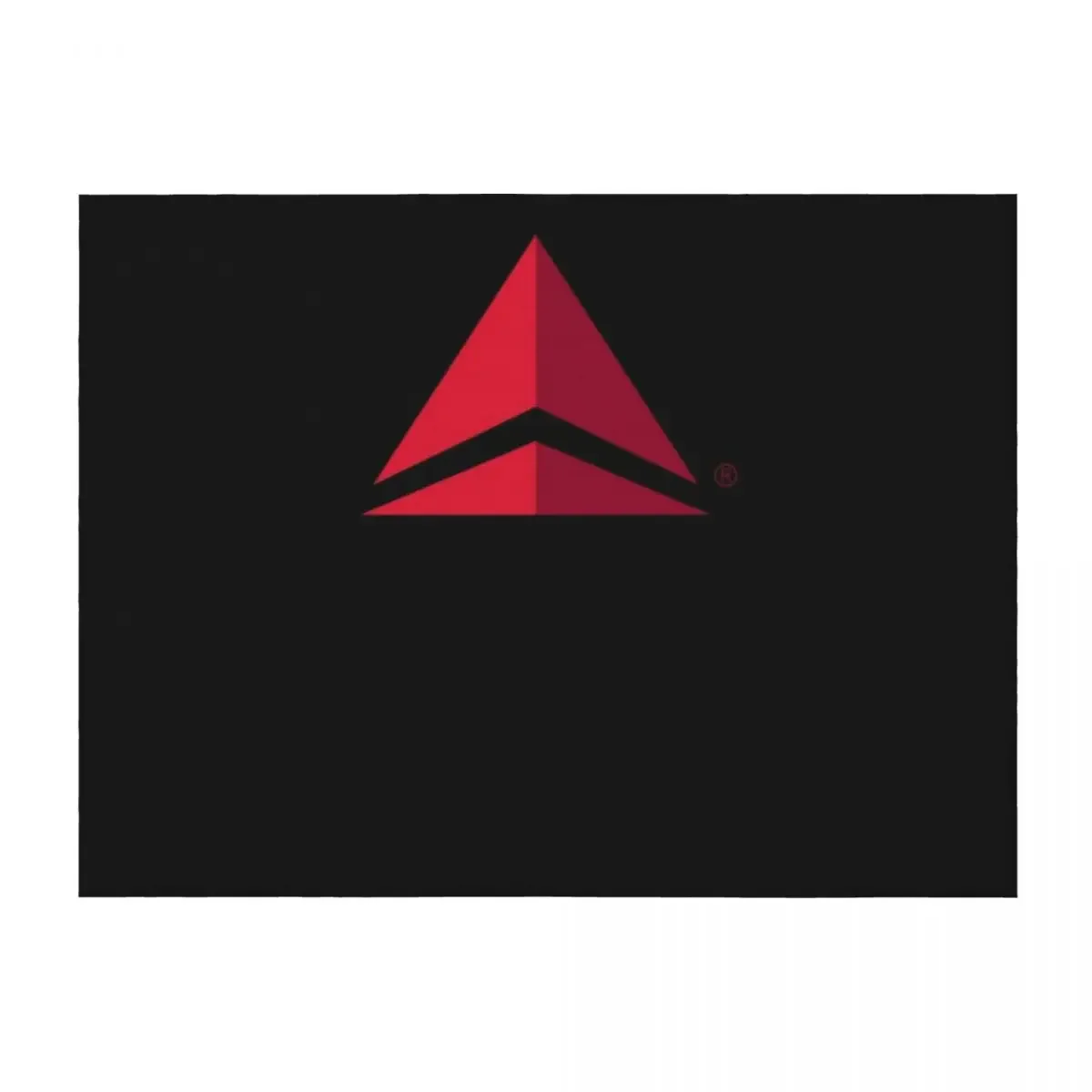 

red plane logo Throw Blanket Thermal Custom Warm Decorative Sofas Blankets