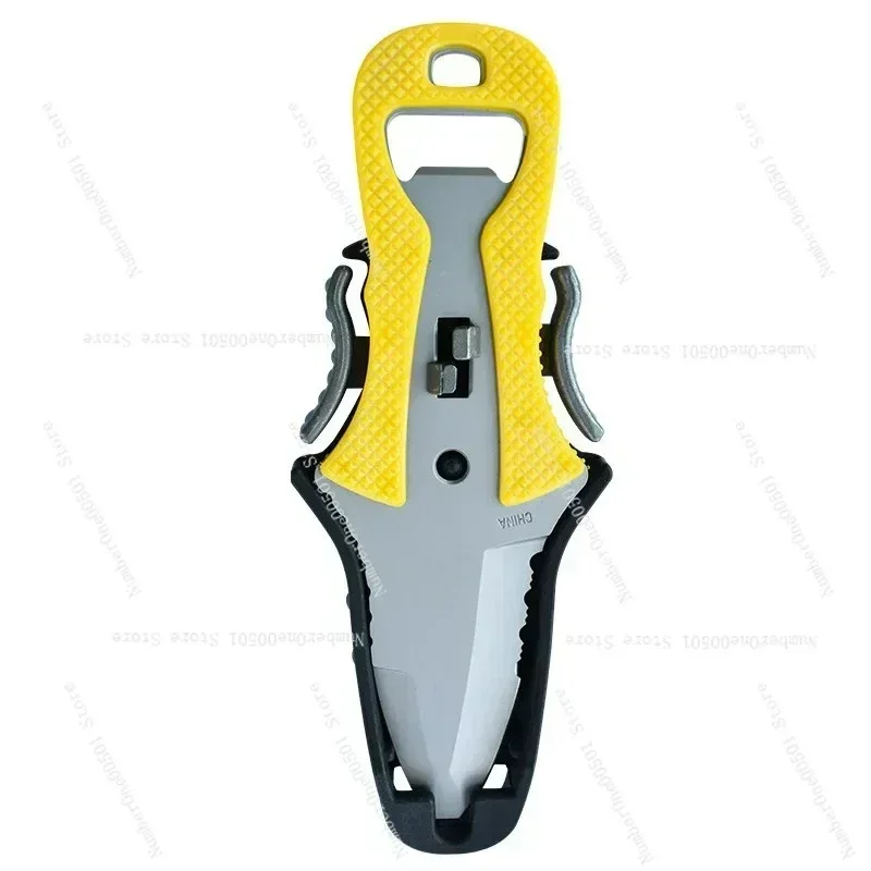 Rescue Outdoor Portable Titanium Diving  Mini Emergency Escape Tool Keychain Rope Cutter Survival Gear