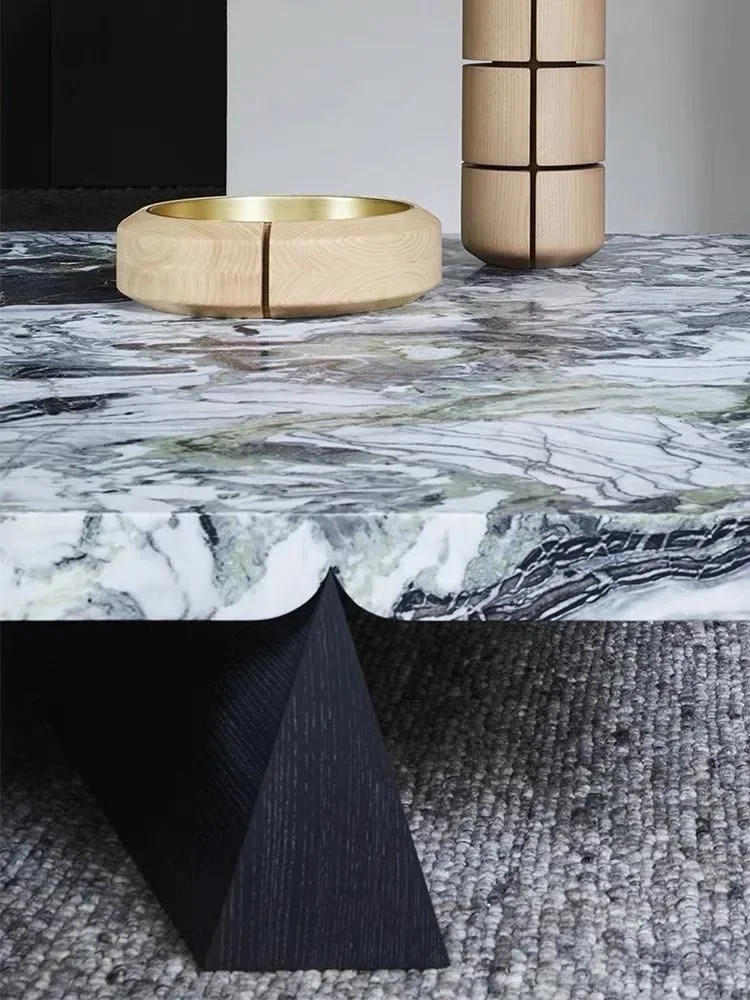 

Adjustable Height Marble Piece - Modern Living & Dining Room Home Furniture Decor