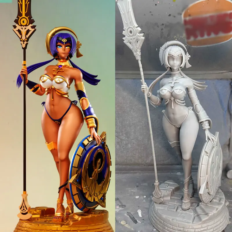 

2 Styles Candace 3D Customized Garage Kit Unpainted Unassembled White Resin Model Kit GK Figure