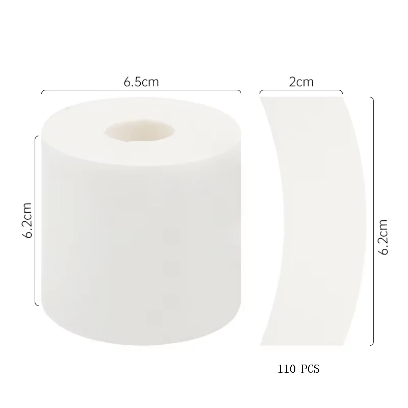 110pcs/롤 속눈썹 연장 폼 스티커 속눈썹 분리기 스티커 스페이서 속눈썹 패드 아래 테이프 PE 폼 제거 용이