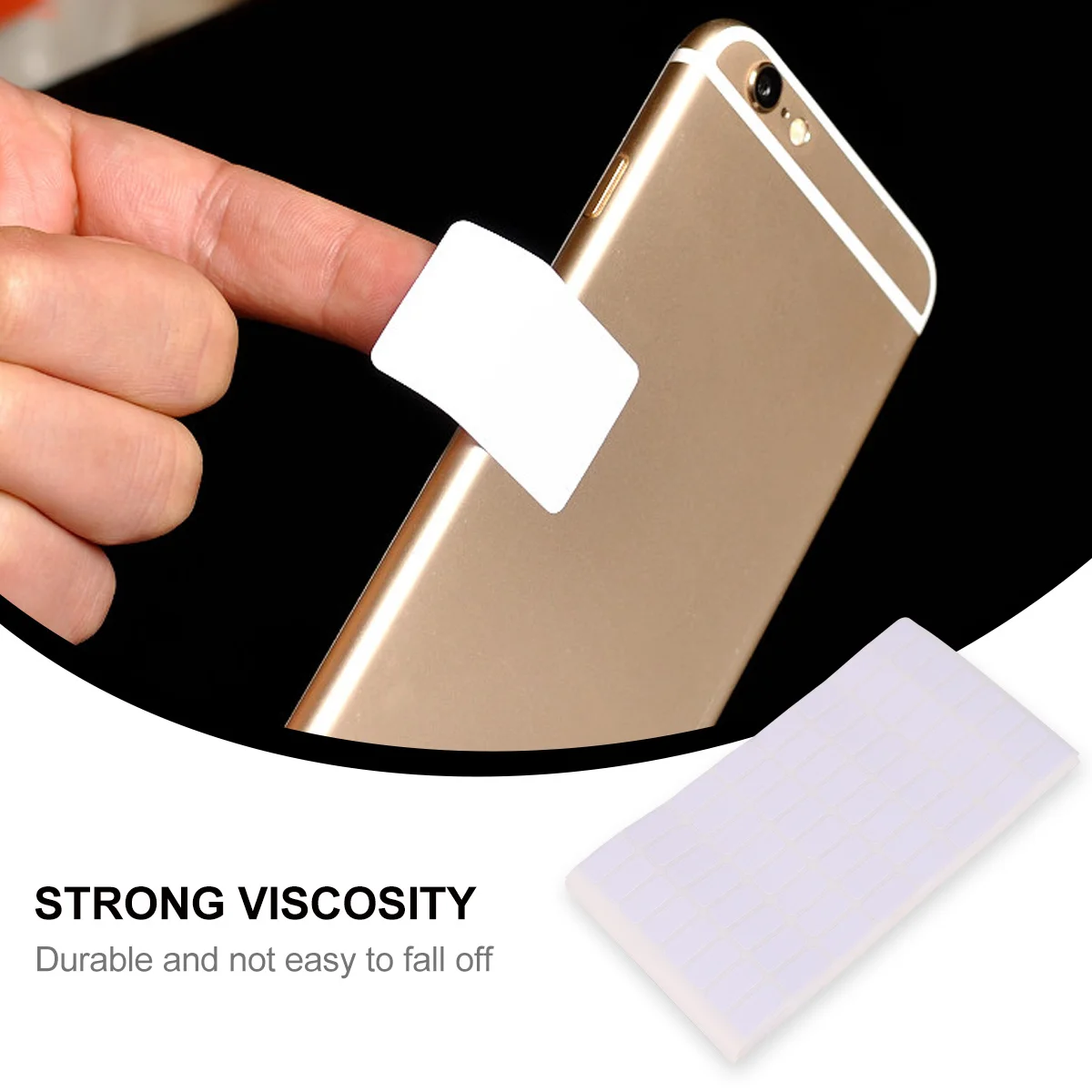 50 Sheets Self Adhesive Name Label Practical Not Easily Deformed Torn Fall Background Writable