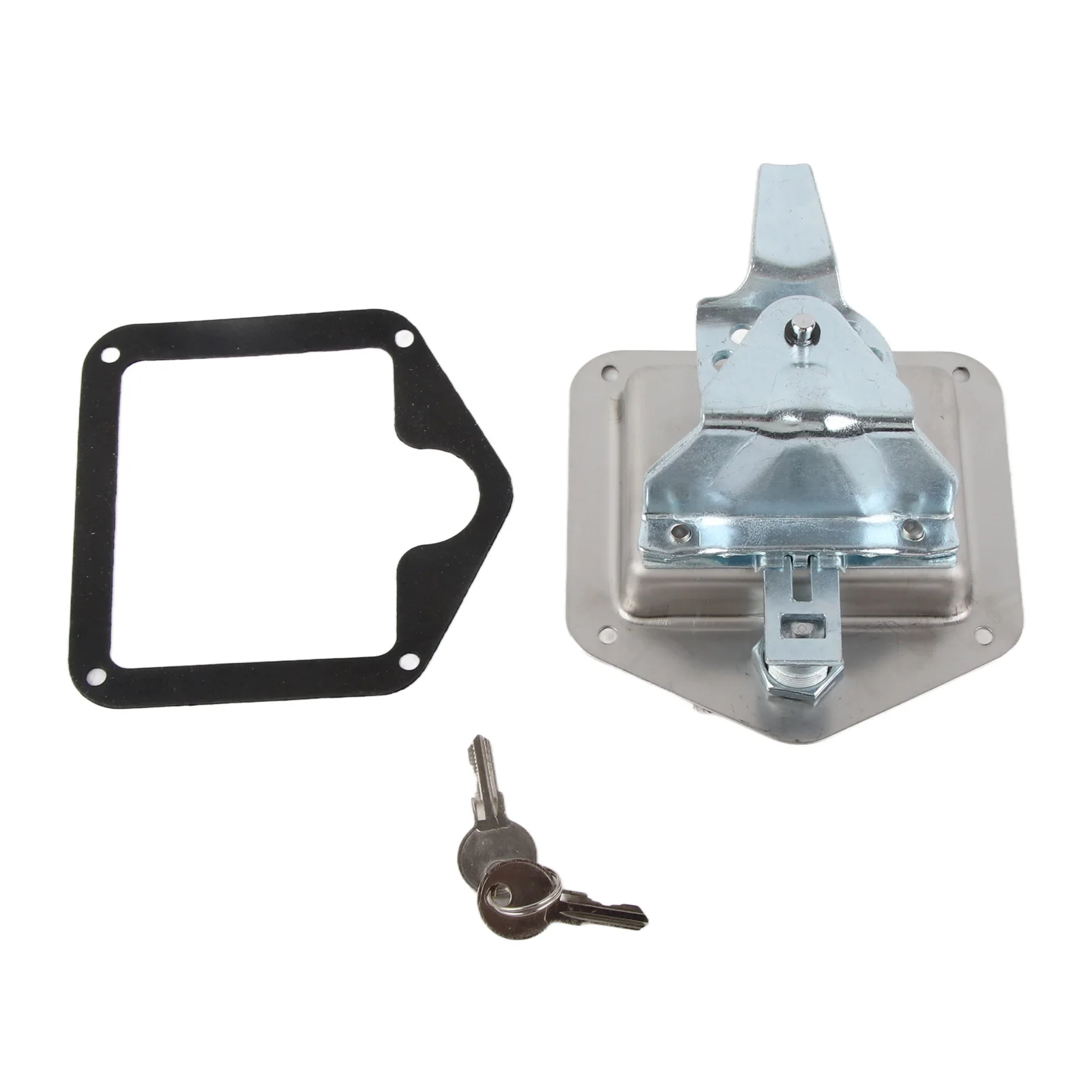 

Polished Stainless Steel Toolbox Lock T Handle Latch Foldable Trailer Door Latch for Truck RV Camper Accessories