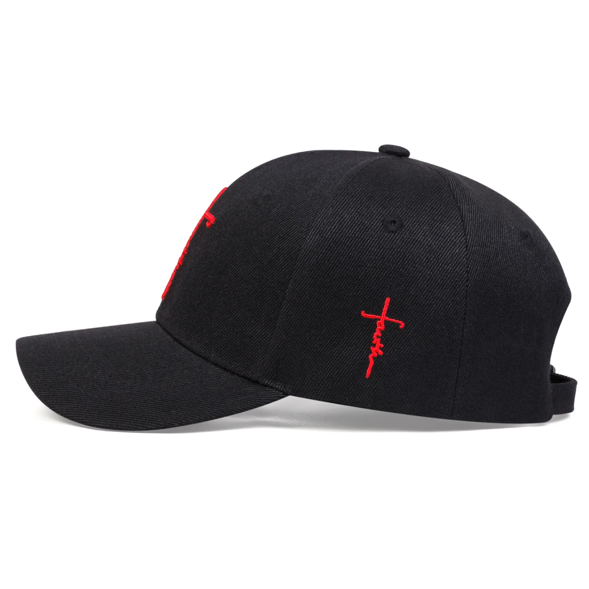 2-teiliges Unisex Baseballkappen-Set mit Kreuz-Stickerei für Frühling und Herbst, Verstellbare Outdoor-Freizeithüte, Dad Hat und Sonnenschutzhut Kombi-Set – Detail 4