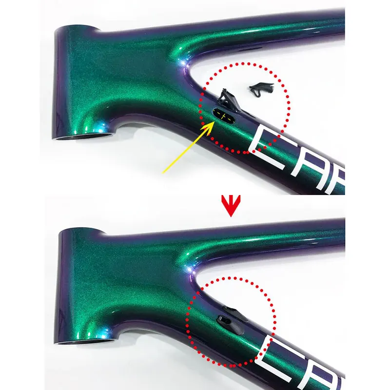 자전거 내부 케이블 구멍 플러그 변속기/브레이크 플러그 로드 프레임 플러깅 리드 루프