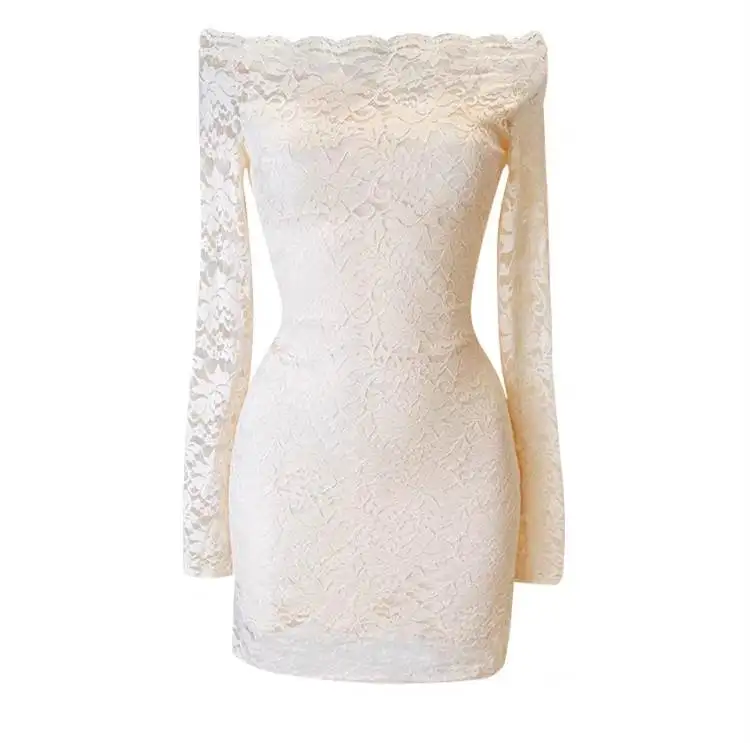 

Extra Large Size Lace Trimmer Skirt Cardigan Spicy Girl One oulder Design Bodycon Sle Women's Faion Knittedwear