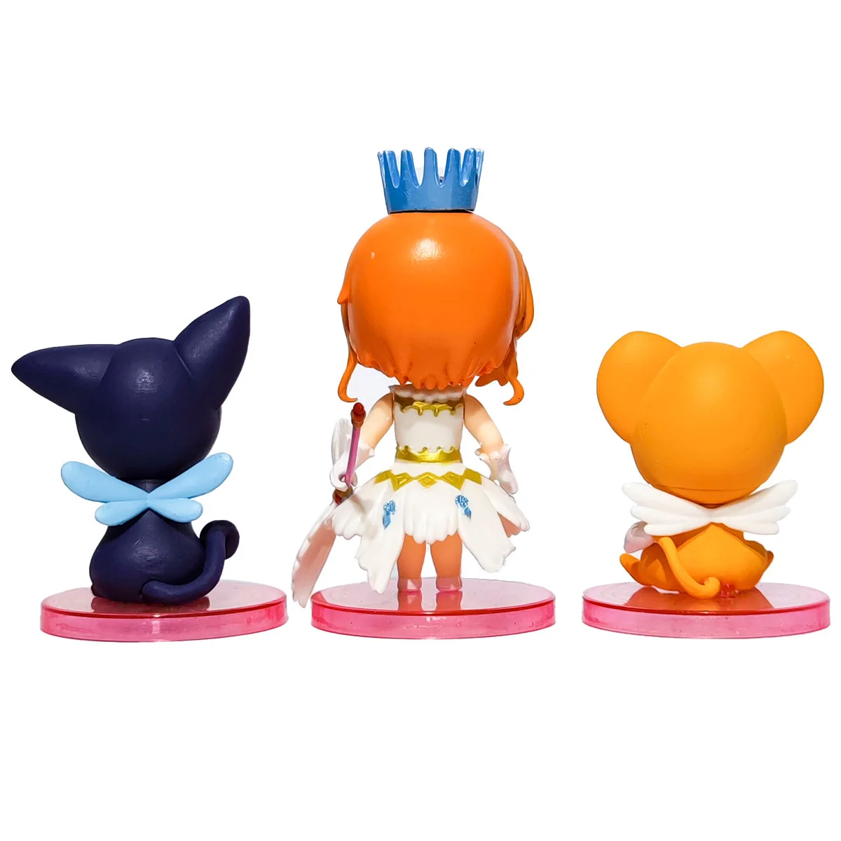 Anime Niedliche Rosa Card Captor SAKURA Actionfiguren Modelle PVC-Figur Modell Auto Tortendekoration Zauberstab Mädchen Spielzeug Geschenk – Detail 16