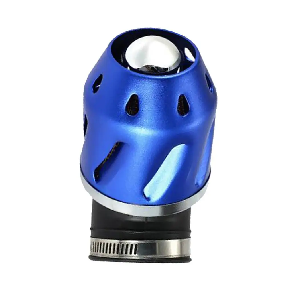 Mushroom Head Cannon Air Filter Aluminum Alloy Motorcycle Intake Adapter Washable for Carburetor Engine Scooter