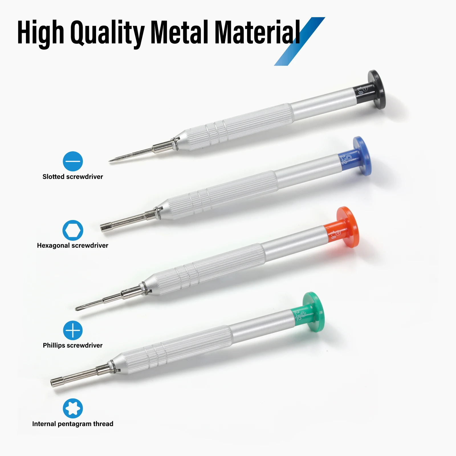 Screwdriver For Eyeglasses Watch Different Size Phillips Slotted Hexagonal  By Dhoptical