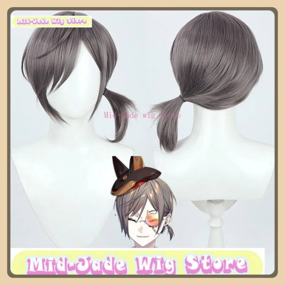 ミッドジェイドウィッグストア Nijisanji Luxiem Mysta & Ike ツインセットコスプレウィッグアニメゲームロールプレイングハロウィンコスチューム小道具