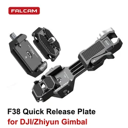 FALCAM F38 Stabilizer Quick Release Kit Plate Base Mount for Zhiyun Crane M3 2S Weebill S RS2 3 RSC2 Gimbal Accessory