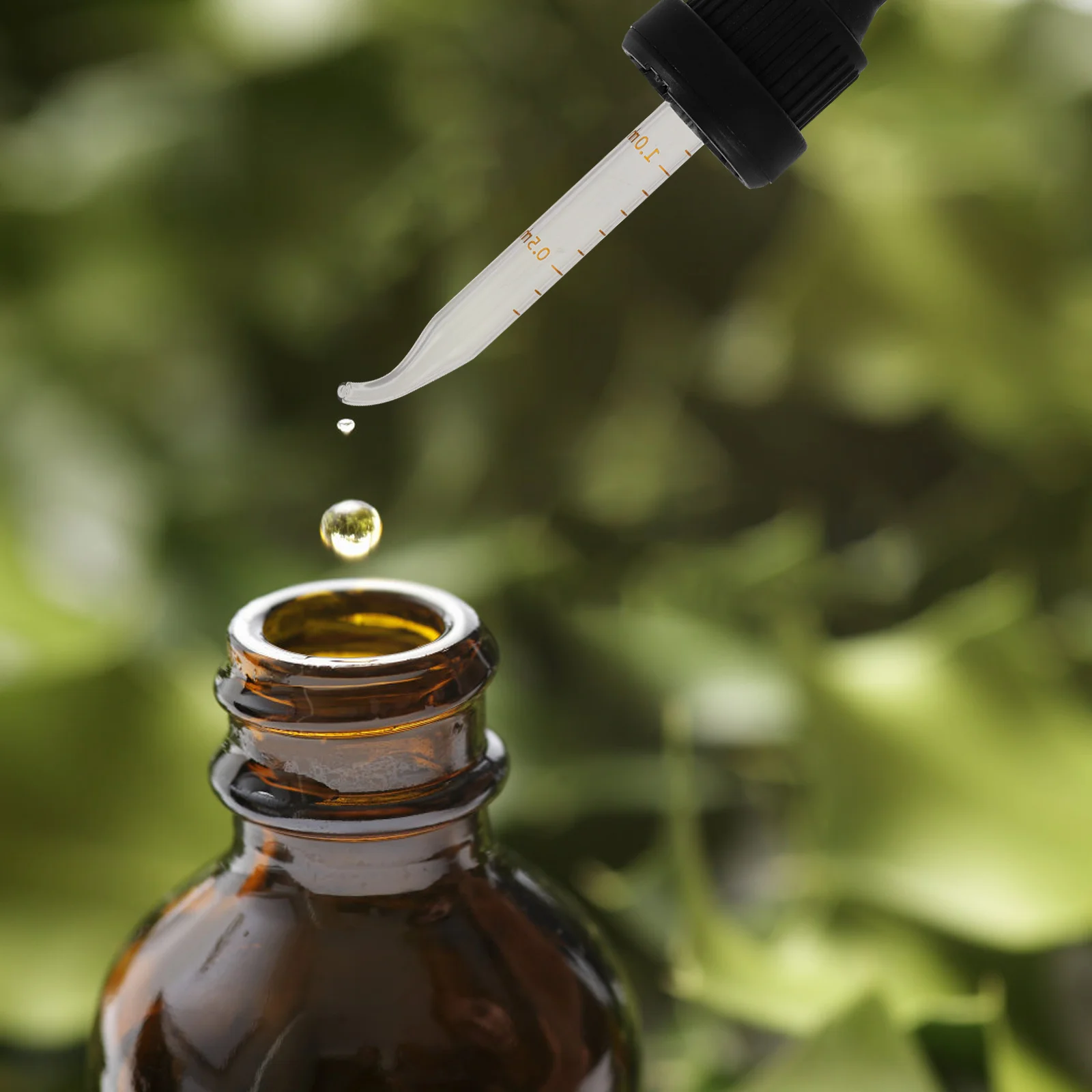 

5 Pcs Essential Oil Dropper Tops Bottles Precision Graduated Pointed Tip Perfume Liquid Transfer Pipette Plastic