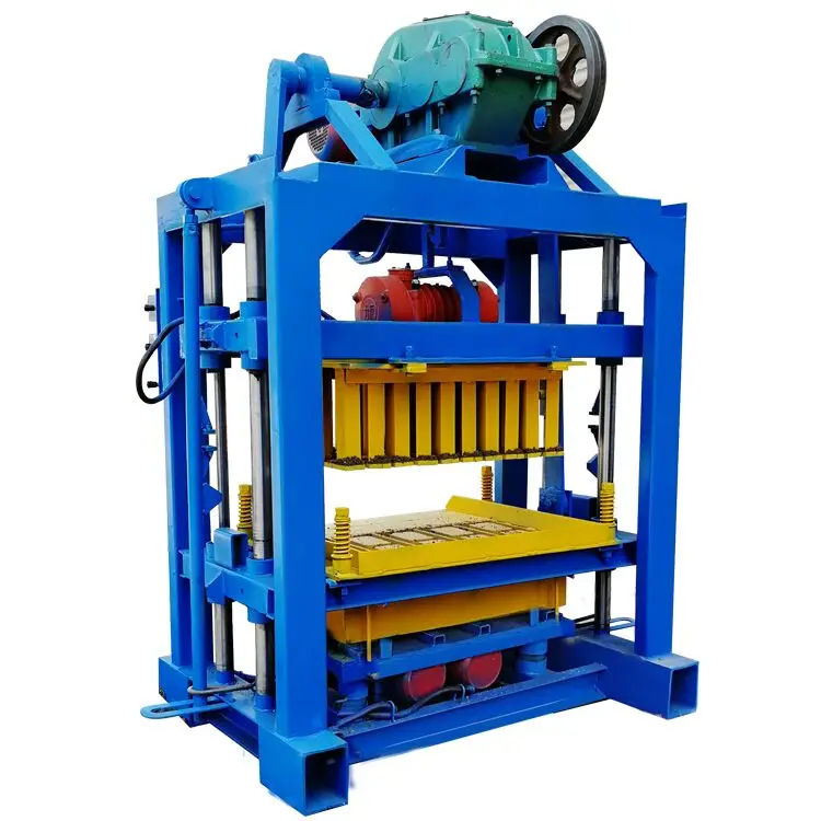 Semi-Automatic Electric Brick Press Machine, High Pressure for Compacted Hollow Blocks and Solid Bricks, Low Maintenance Cost