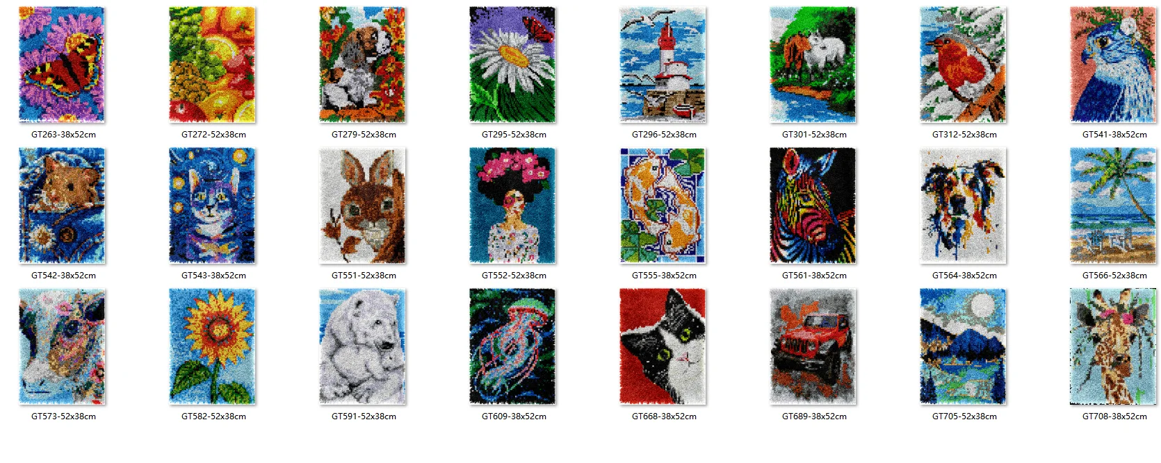 

Незаконченные наборы крючков из акриловой пряжи, подушка для вышивания, вышивка крестиком спереди, ковер, 7 защелок, лидер продаж, верхняя часть с фруктами 38-52 см